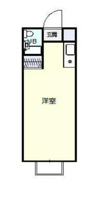 アネックス武蔵台408（東京都府中市）の間取り図